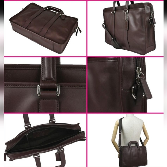 Vintage Coach Genuine Leather Embassy Briefcase 💼 - Picture 6 of 10